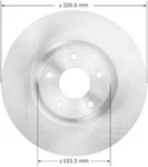 Disc Brake Rotor Bendix PRT5953. Fixed Price $113.51.