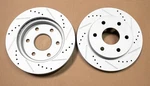 Eccpp Vented Front Disc Brake Rotor Set Drilled & Slotted 803278, 12 In. 6 Lugs. Fixed Price $58.58.