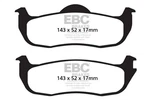 Ebc Disc Brake Pad Set - Rear Greenstuff Street Sport Fmsi D1041 2005 Thru Fits. Fixed Price $117.16.