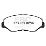 Disc Brake Pad Set-lx Ebc UD914. Fixed Price $85.05.
