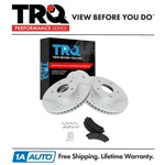 Trq Posi Metallic Brake Pad & Performance Drilled Slotted Rotor Front Kit. Fixed Price $129.95.