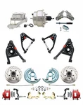 1969-74 Chevy Nova Performance Chrome Disc Brake, Control Arms, Pc Red Calipers. Fixed Price $1249.12.