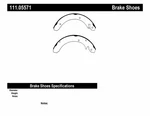 Rear Brake Shoe Set For 1985-1989 Merkur XR4TI 1988 1986 1987 Centric 111.05571. Fixed Price $114.95.