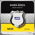 Genuine Toyota Brake Shoe Kit 04494-60021. Fixed Price $124.00.