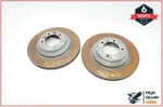 2022-2024 Audi E-tron Gt Set Rear Left Right Disc Brake Rotor 9Y0615601B Oem. Fixed Price $305.15.