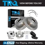 Trq Rear Brake Pad & Rotor Kit Ceramic For 2008-2012 Jeep Liberty. Fixed Price $261.95.