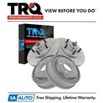 Trq Performance Front & Rear Brake Rotors Set Fits Ford. Fixed Price $362.95.