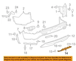 Gm Oem 17-19 Acadia Rear Bumper Components-filler Cover 23164609. Fixed Price $39.11.