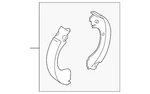 Genuine Nissan Drum Brake Shoe D4060-ZW80A. Fixed Price $81.16.