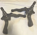 Vintage Mustang Racecar Front Spindles Prepped Big Bearing. Fixed Price $299.95.