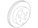 Genuine Toyota Disc Brake Rotor Rear 42431-78010. Fixed Price $73.40.