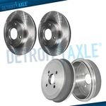 Front Disc Brake Rotors Rear Drums For 1993 - 2002 Toyota Corolla Chevy Prizm. Fixed Price $87.86.
