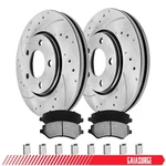 Front Brake Rotors Ceramic Pads Kit For Dodge Grand Caravan Town & Country. Fixed Price $70.99.