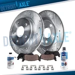 6PC Rear Drilled Disc Brake Rotors Ceramic Pads Kit For Regal Chevy Malibu. Fixed Price $89.24.