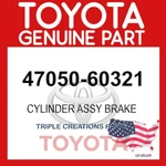 Genuine Toyota 47050-60321 Brake Booster Assy W/master Cylinder 4705060321 Oem. Fixed Price $1895.74.
