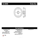 Brake Drum-premium Centric 122.48000. Fixed Price $58.95.