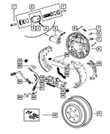 Genuine Mopar Brake Adjusting Screw Left 4423899. Fixed Price $37.42.