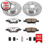 Powerstop K1616-26 Rear Brake Discs And Pad Kit Lugs For 2005-2010 Pontiac G6. Fixed Price $255.99.