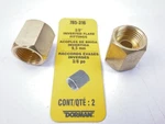 Dorman 785-316 3/8" Inverted Flare Fittings, Pair, Brass. Fixed Price $7.95.