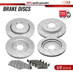 Front & Rear Drilled Brake Rotors + Pads Ford F150 Expedition Navigator. Fixed Price $269.61.