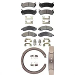 Front Brake Pads Rear Parking Shoes Kit For Chevrolet Suburban 1500 2000-2006. Fixed Price $96.67.