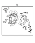Genuine Mopar Brake Shoe Hold Down Pin 68026377AA. Fixed Price $7.19.