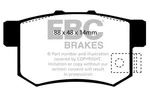 Ebc DP2781/2 Greenstuff Rear Brake Pads For 91-09 Acura Legend/rl/tl/cl/rdx. Fixed Price $103.95.