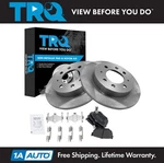 Trq Brake Pad & Rotor Kit Semi-metallic Fits 04-09 Kia 05-09 SPECTRA5. Fixed Price $68.95.