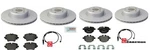 Zimmermann Bmw X3 X4 G01 Front & Rear Brake Kit Rotors Pads 34116860907 Bosch. Fixed Price $695.00.