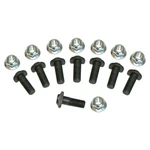 Drum Backing Plate Rear Mounting Hardware Axle Flange 1964-74 Gm 9-1/2 16PC. Fixed Price $39.00.
