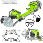 1955-59 Chevy Truck Mustang Ii Style Components Ifs Air Ride Suspension Upgrade. Fixed Price $1749.55.