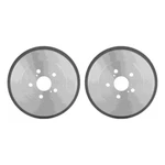 For Toyota Corolla 09-17 Set Of Rear 228.6MM 5 Lug Brake Drums Brembo 14C18410. Fixed Price $193.59.