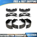 Magma Front Rear Disc Brake Pad Set Drum Shoe 2PCS For 1988-1998 Gmc C2500. Fixed Price $110.19.