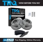 Trq Rear Premium Posi Ceramic Brake Pads & Rotor Kit For 08-12 F250 F350 Truck. Fixed Price $229.95.