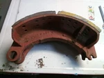 New Rockwell 18" Cast Air Brake Shoe For Mack 60,000LB GG4471TCR Small Hole. Fixed Price $187.50.