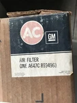 Hastings AF707 Air Filter-ac A647C Renumbered To Free Ship 42931. Fixed Price $39.85.