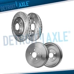 Front Drilled Disc Brake Rotors Rear Drums For Chrysler Sebring Dodge Stratus. Fixed Price $144.67.
