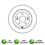 1X Brake Disc Rear Sjr Fits Hyundai Santa Fe Kia Sorento 2009-2015. Fixed Price $120.44.