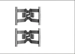 Textar 82515900 Accessory Kit, Disc Brake Pad For Porsche, Vw. Fixed Price $12.15.