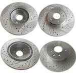 4PCS Front & Rear Drilled Slotted Brake Rotors For Infiniti G37 G35 Nissan 370Z. Fixed Price $126.81.