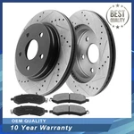 Front Disc Rotors And Ceramic Brake Pads For Dodge 1500 2006-2018. Fixed Price $106.95.