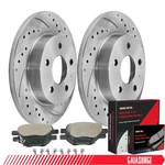 Rear Disc Rotors Ceramic Brake Pads For Chevy Hhr Malibu Cobalt Pontiac G6 G5 G4. Fixed Price $59.56.