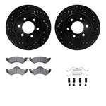 WHUH1-40077 R1 Concepts Brake Disc And Pad Kits 2-WHEEL Set Front For Dakota. Fixed Price $205.65.