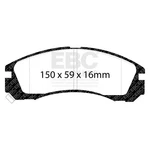 Ebc Disc Brake Pad Set - Front Greenstuff 2000/6000 Street Sport Fmsi D530 92 Th. Fixed Price $139.38.