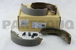 4600A447 Genuine Mitsubishi Shoe Set,rr Brake. Fixed Price $56.49.