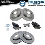Front & Rear Ceramic Disc Brake Pads Rotor Kit For Dodge Jeep Truck Suv. Fixed Price $224.07.
