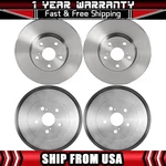 4 Brembo Front Rear Brake Rotor Drum Fits 2009-2018 Toyota Corolla. Fixed Price $344.83.