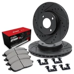 WHUH1-55060 R1 Concepts Brake Disc And Pad Kits 2-WHEEL Set Front For Mustang 82. Fixed Price $249.66.