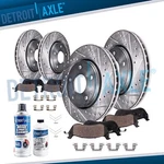 Front & Rear Drilled Rotors + Brake Pads For 2009-2014 2016-2019 Nissan Maxima. Fixed Price $196.42.