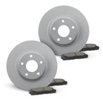 Front Geomet Brake Rotors + Pads For Chevy Aveo Spark Pontiac G3 Wave. Fixed Price $111.68.